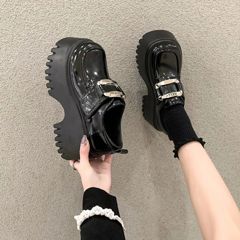 Leather Sneaker Care Kit - 여성용 하이 플랫폼 웨지 캐주얼 신발,