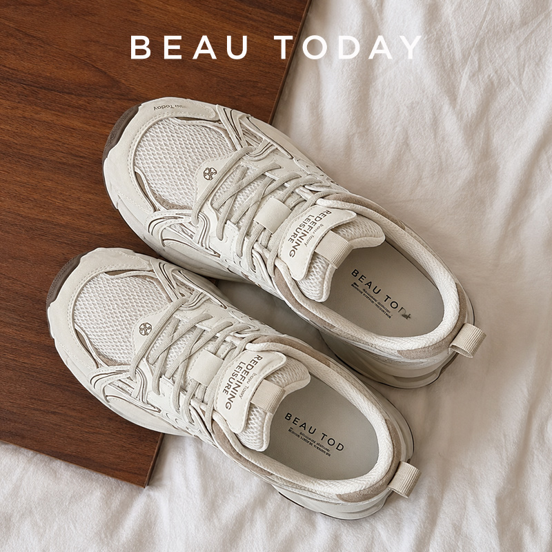 Leather Sneaker Care Kit - BEAUTODAY 청키 스니커즈 여성 스플릿 가죽