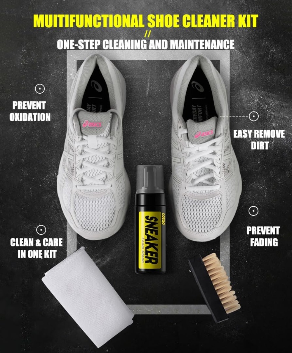 스니커즈용 신발 클리너 키트, 물 없이 사용하는 폼 클 - Sneaker Cleaner 리뷰 및 가격