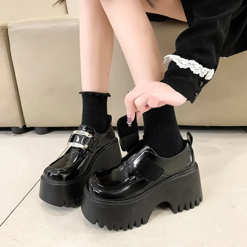 여성용 하이 플랫폼 웨지 캐주얼 신발, 8cm 힐, 방 - Leather Sneaker Care Kit 리뷰 및 가격