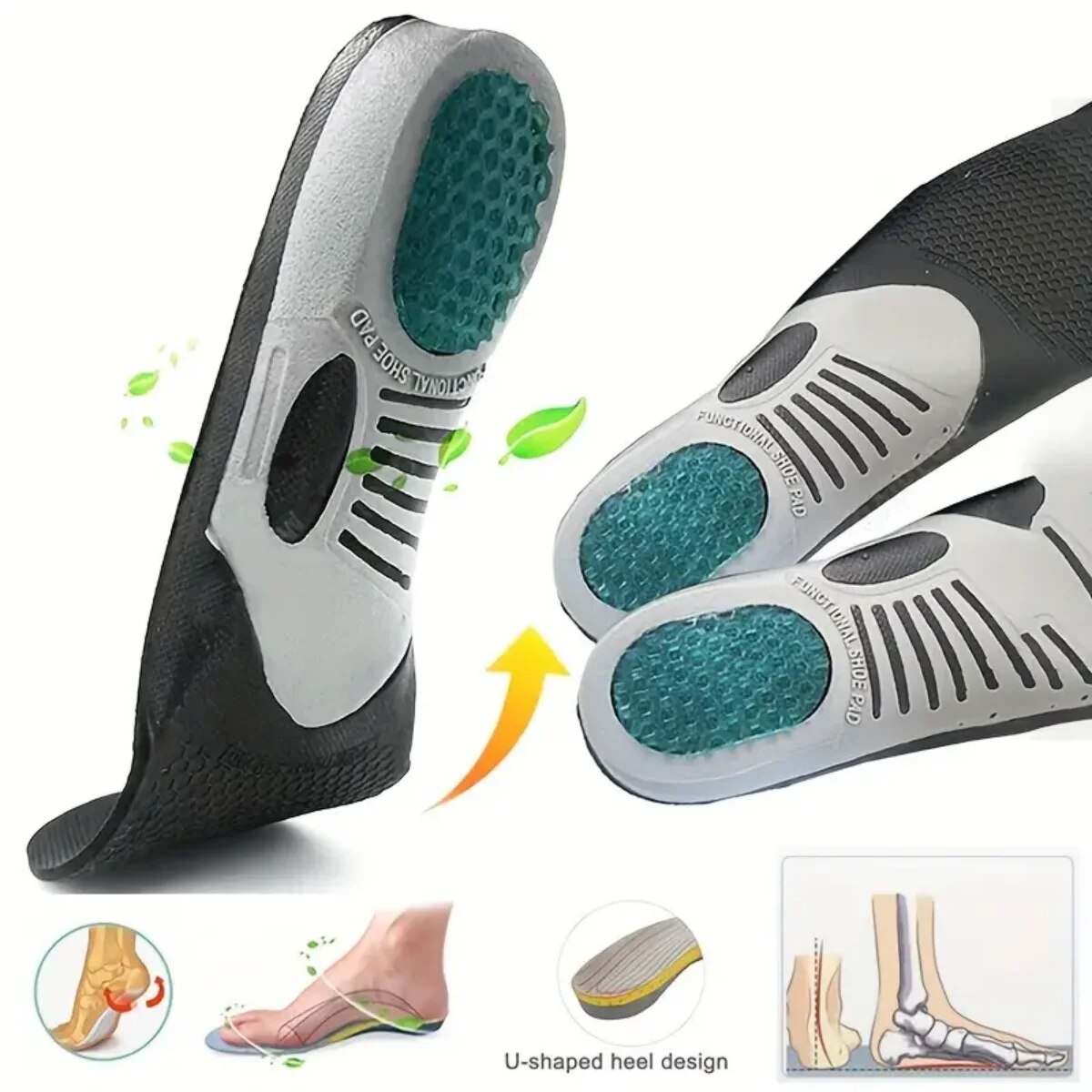 정형외과 깔창 평발 건강 밑창 패드, 신발 삽입용 아치 - The Sneaker Care 리뷰 및 가격
