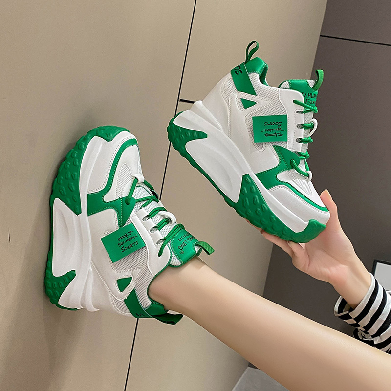 9.5CM 여성용 하이 플랫폼 스니커즈 가을 통기성 청 - Leather Sneaker Care Kit 리뷰 및 가격