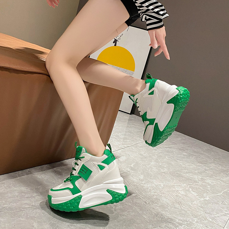 9.5CM 여성용 하이 플랫폼 스니커즈 가을 통기성 청 - Leather Sneaker Care Kit 리뷰 및 가격